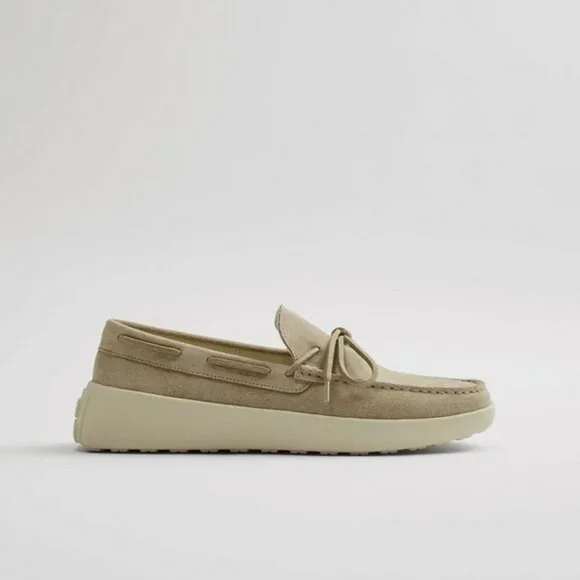Zara Suede Driving Loafer